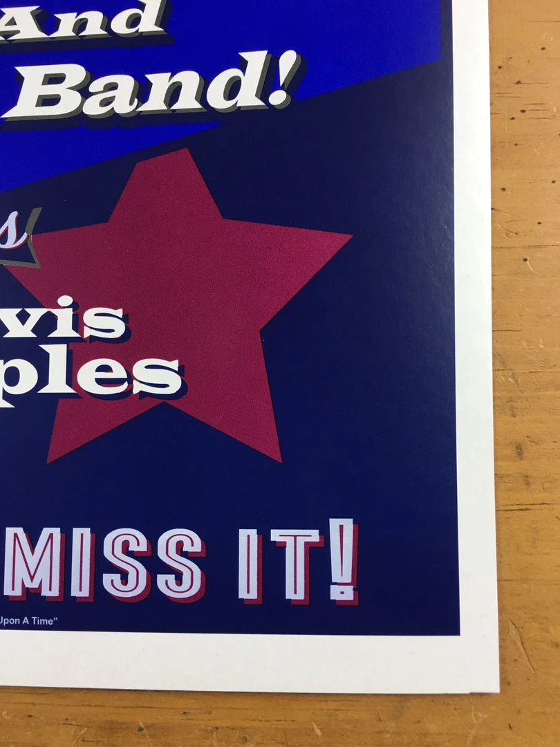 Bob Dylan - 2017 Geoff Gans Poster Chicago Wintrust Arena RED Chicago, IL 9 Bob Dylan - 2017 Geoff Gans Poster Chicago Wintrust Arena RED Chicago, IL