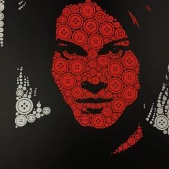 Jack White The White Stripes Jack & Meg Uncut - 2010 Todd Slater Poster Art Print Under Great White Northern Lights