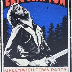 Sold Out Posters Eric Clapton - 2018 Poster Greenwich Town Party Gig Posters