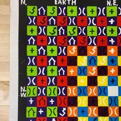 Alfred Jensen - 1973 Art Print Poster Original Vintage Art Prints