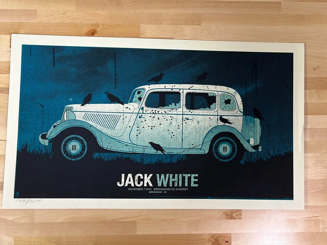 Gig Posters Jack White - 2012 Methane Poster Birmingham, GBR Academy 4 Gig Posters Jack White - 2012 Methane Poster Birmingham, GBR Academy