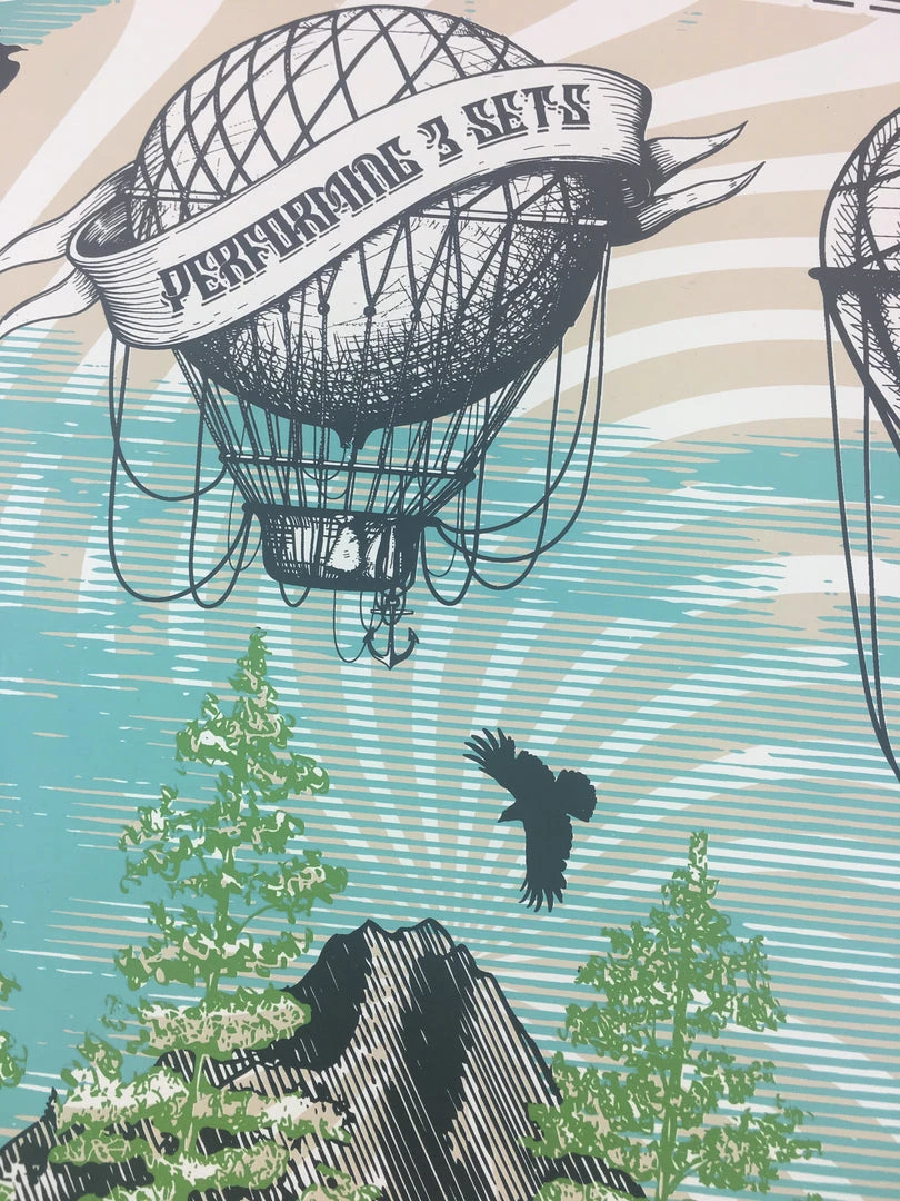 Gig Posters Leftover Salmon - 2017 Derek Hatfield Poster Salt Lake City, UT The Depot 4 Gig Posters Leftover Salmon - 2017 Derek Hatfield Poster Salt Lake City, UT The Depot