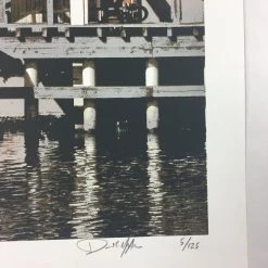 A.C. Newman - 2009 Dan MacAdam Crosshair Poster Chicago, IL Logan Square Auditor