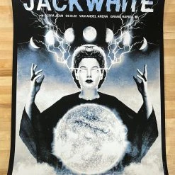 Jack White - 2022 The Silent Giants Poster Grand Rapids, MI Variant Gig Posters