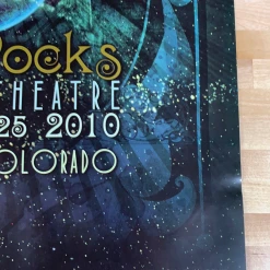 Colorado String Cheese Incident - 2010 Craig Howell Poster Red Rocks Morrison, CO