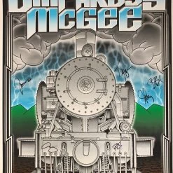 Umphrey's McGee - 2015 John Warner Poster Band Signed Chattanooga, TN