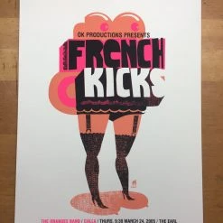 Gig Posters French Kicks - 2005 Methane Studios Poster Atlanta, GA The Earl
