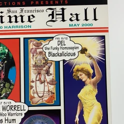 Gig Posters MHP 91 May - 2000 Greg Coiner Poster Maritime Hall San Fran 1st