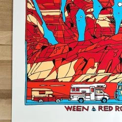 Ween - 2017 Tyler Stout Poster Red Rocks Morrison, CO Colorado 13 Ween - 2017 Tyler Stout Poster Red Rocks Morrison, CO Colorado