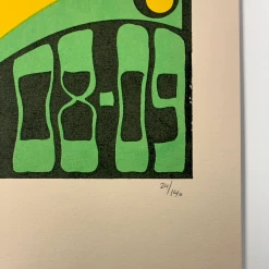 Colorado Widespread Panic Yonder - 2008/2009 Tripp Poster Denver, CO NYE