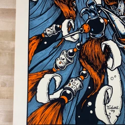 Bali Skull - 2009 Jeral Tidwell Poster Art Print 1st Edition Art Prints