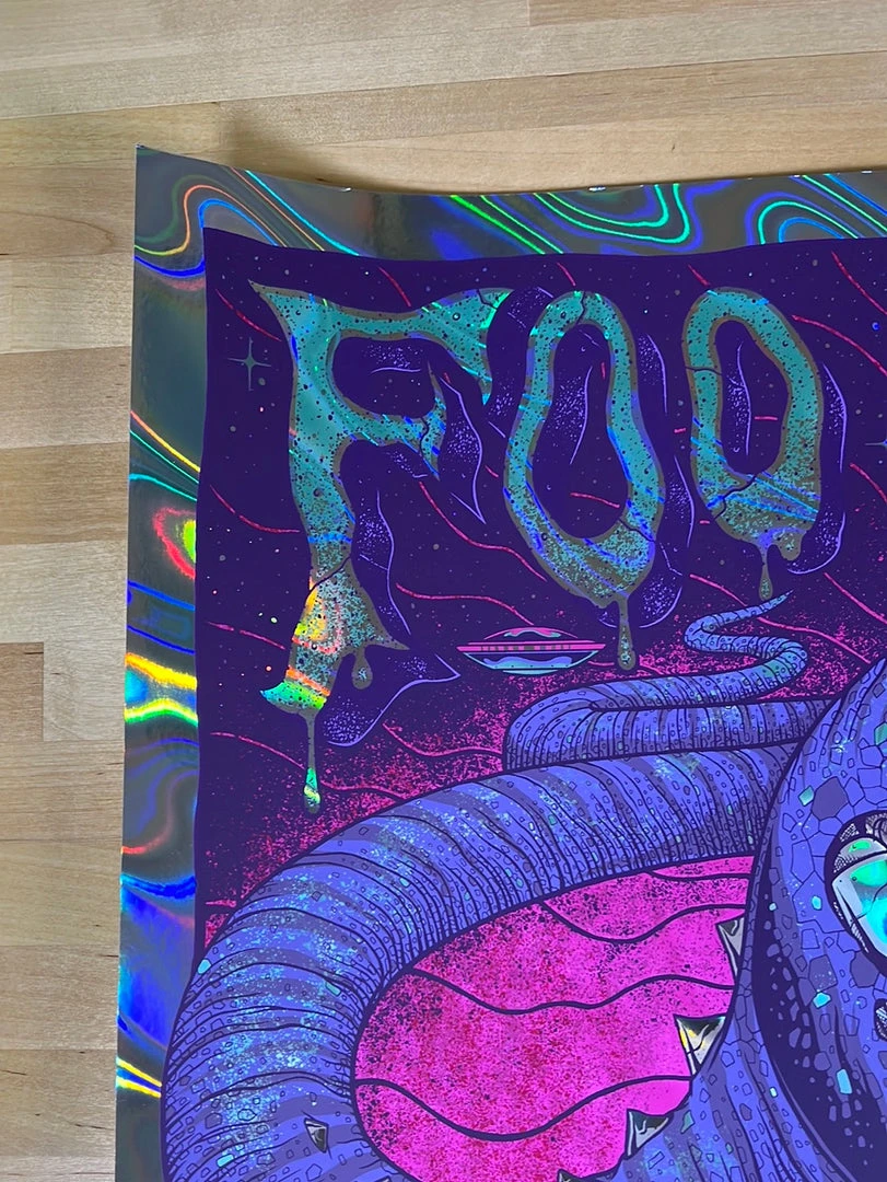 Foil Posters Foo Fighters - 2020 Jim Mazza Poster Los Angeles, CA FOIL 5 Foil Posters Foo Fighters - 2020 Jim Mazza Poster Los Angeles, CA FOIL