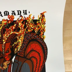 Ames Brothers Pearl Jam - 2012 Brad Klausen Ames Bros Poster S/N O2 World Berlin Germany Gig Posters