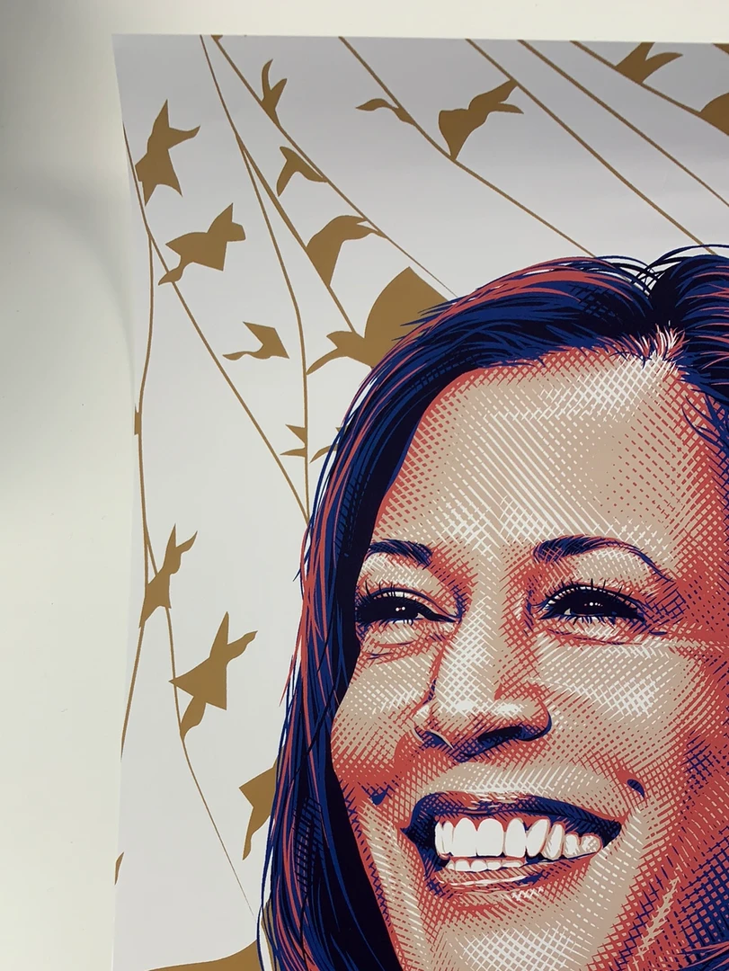 Art Prints Inaugural Poster - 2021 Tracie Ching Joe Biden Kamala Harris Inauguration OFFICIAL 5 Art Prints Inaugural Poster - 2021 Tracie Ching Joe Biden Kamala Harris Inauguration OFFICIAL