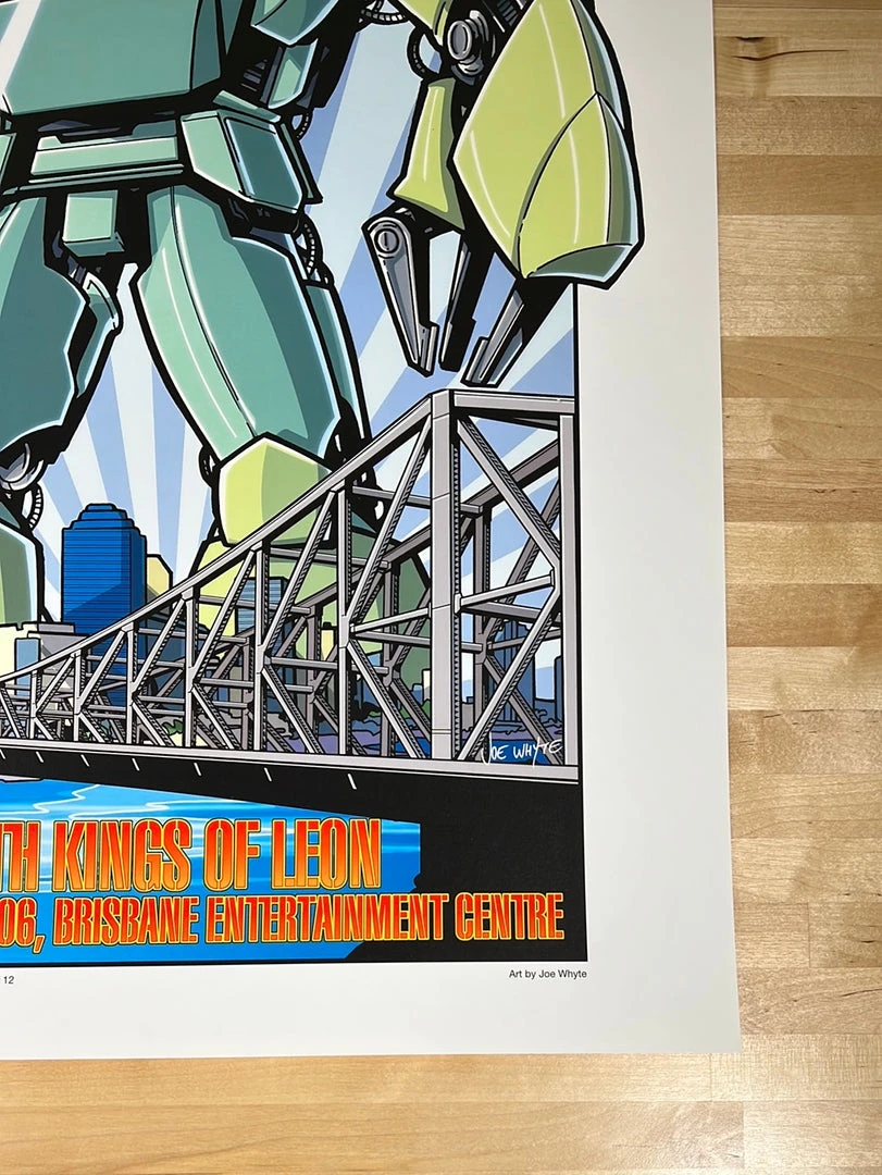 Pearl Jam - 2006 Joe Whyte Poster Brisbane, AUS Kings Of Leon 7 Pearl Jam - 2006 Joe Whyte Poster Brisbane, AUS Kings Of Leon