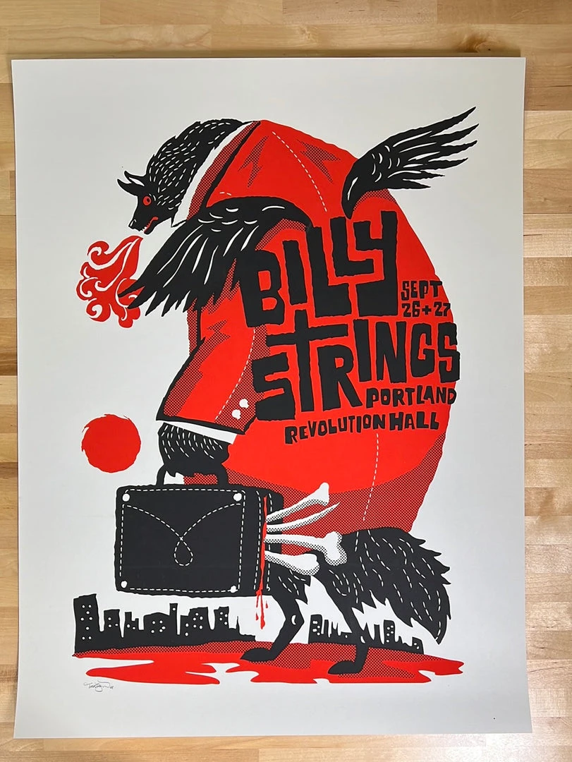 Gig Posters Billy Strings - 2019 Furturtle Show Prints Poster Portland, OR 4 Gig Posters Billy Strings - 2019 Furturtle Show Prints Poster Portland, OR