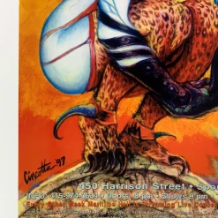 Gig Posters MHP 129 October - 2001 The Artworks Poster Maritime Hall San Fran 1st