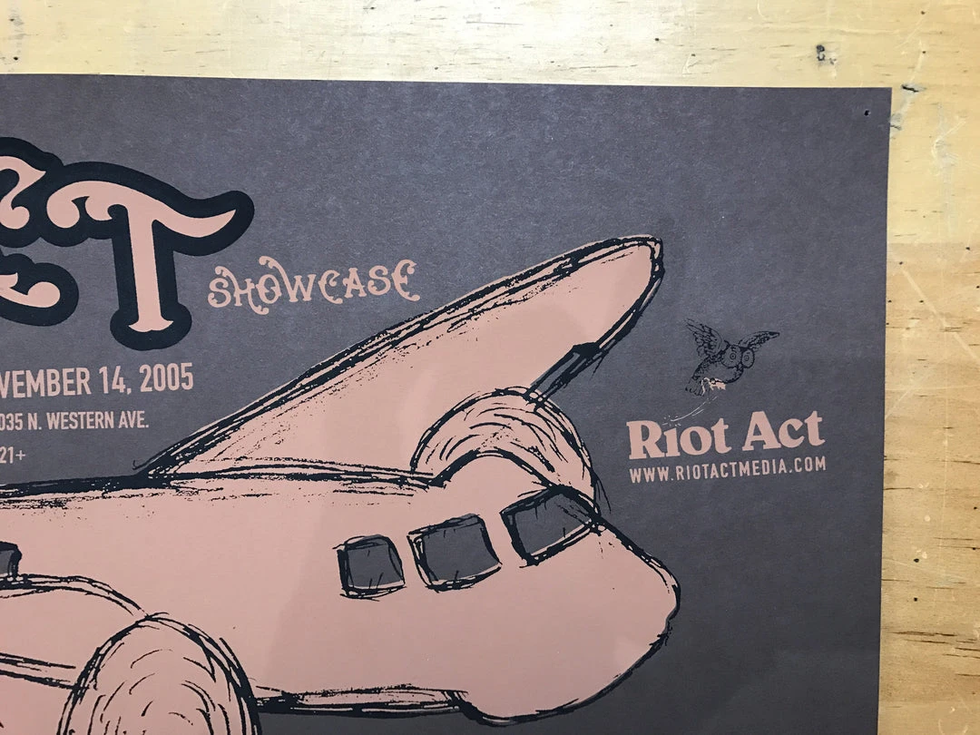 Sold Out Posters Riot Act - 2005 Poster Empty Bottle Chicago, IL 6 Sold Out Posters Riot Act - 2005 Poster Empty Bottle Chicago, IL