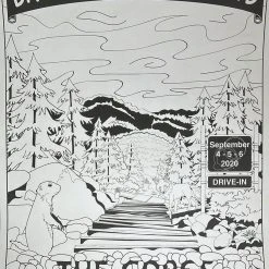 Dave Matthews Band - 2020 Jamison Grace Coloring Poster Quincy, WA Gig Posters
