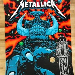 Gig Posters Metallica - 2022 Pitchgrim Poster Santiago, Chile