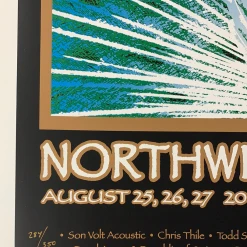 Northwest String Summit - 2006 Brian Langeliers Poster Plains, OR Horning's Hideout Gig Posters