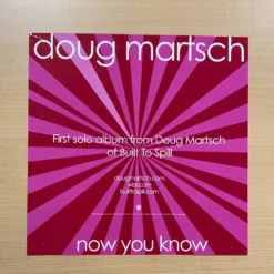 Sold Out Posters Doug Martsch - 2002 Original Vinyl Poster Insert 12x12 Record Art Gig Posters