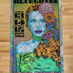 Colorado Greensky Bluegrass - 2019 Chuck Sperry Poster Red Rocks Morrison, CO AUTOGRAPHED FOIL