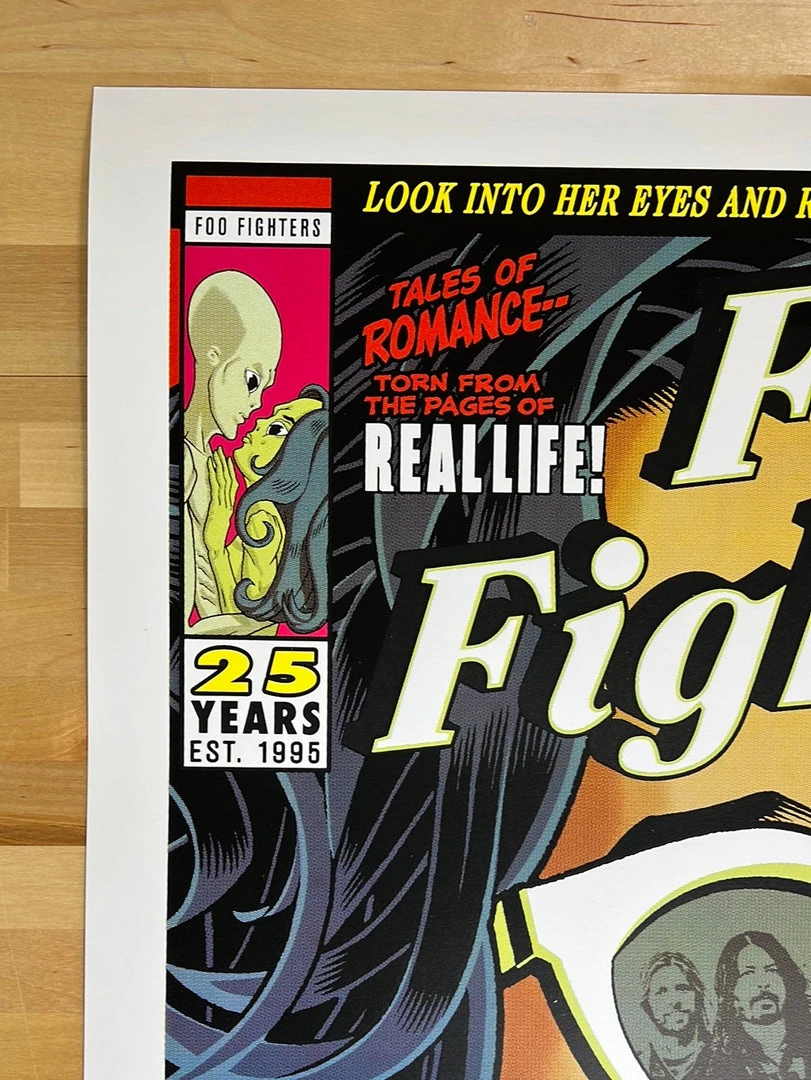 Foo Fighters - 2020 Brian Ewing Poster Cincinnati, OH AP 5 Foo Fighters - 2020 Brian Ewing Poster Cincinnati, OH AP