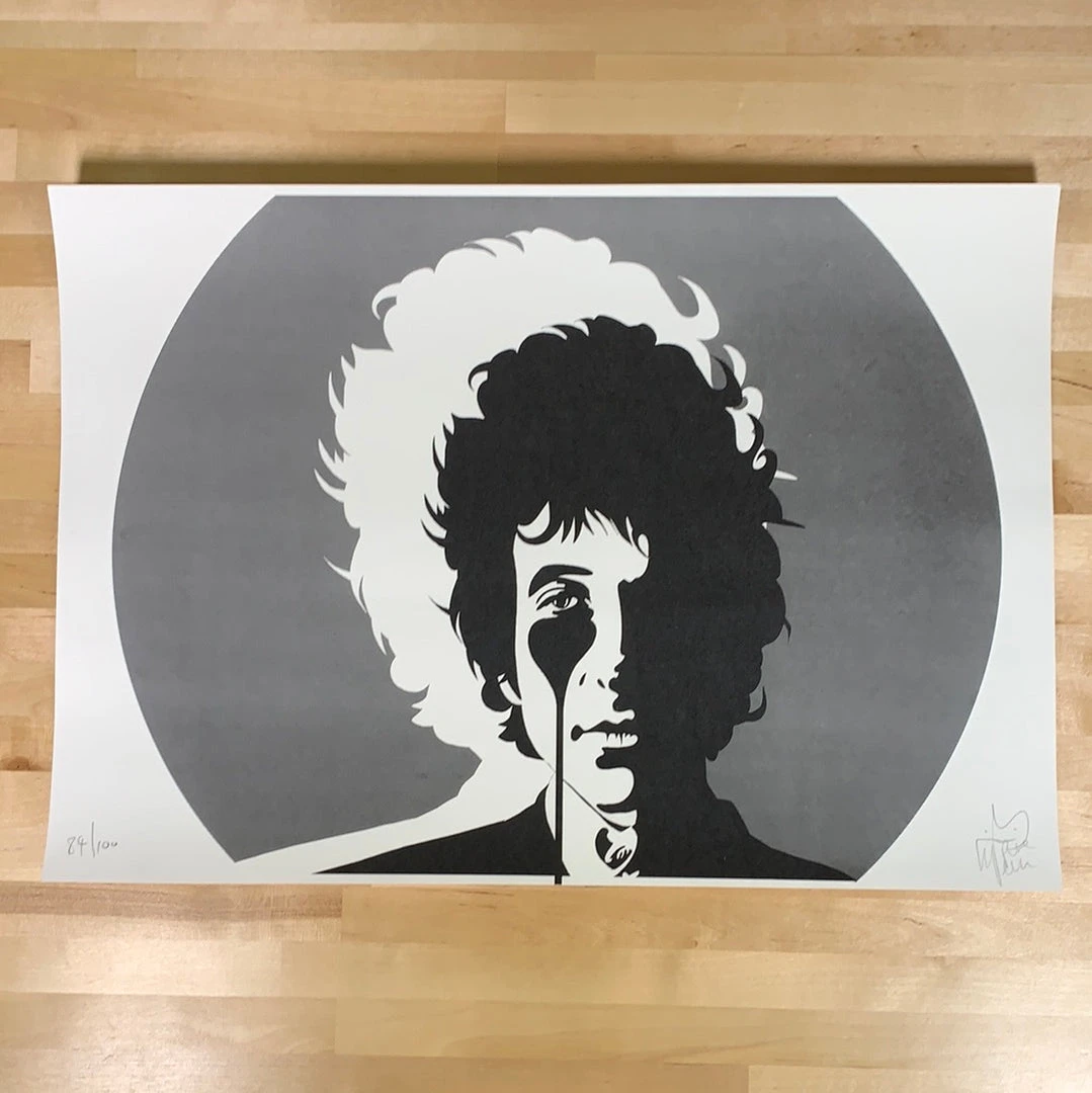Bob Dylan - Pure Evil Poster Art Print S/N Art Prints 4 Bob Dylan - Pure Evil Poster Art Print S/N Art Prints