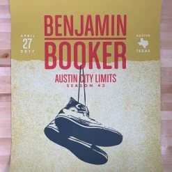 Benjamin Booker - 2017 Powerslide Design Poster Austin City Limits, TX