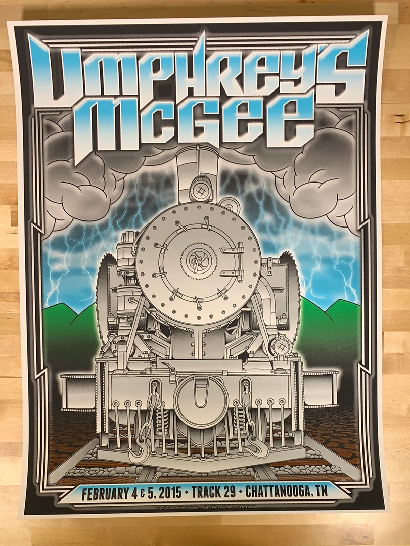 Umphrey's McGee - 2015 John Warner Poster Chattanooga, TN Gig Posters 4 Umphrey's McGee - 2015 John Warner Poster Chattanooga, TN Gig Posters