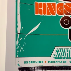 Kings Of Leon - 2017 Jason Malmberg Poster Mountain View, CA Shoreline Gig Posters