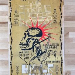String Cheese Incident - 2011 Lucky Bandana Design Poster Broomfield, CO Colorado