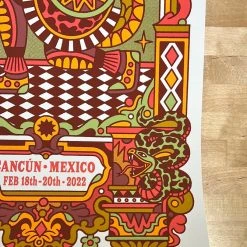 Dave Matthews Band - 2022 Bene Rohlmann Poster Cancun N3