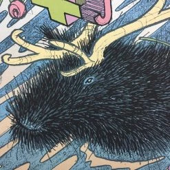 The Thing - 2010 Jay Ryan Poster Smoked Meat & BBQ Tour