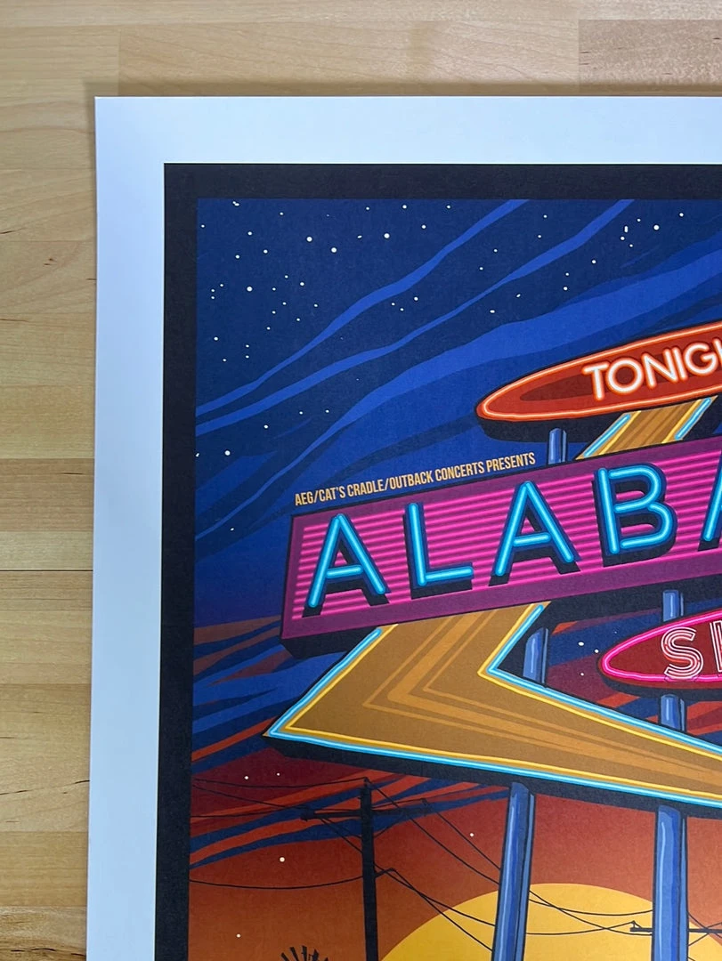 Gig Posters Alabama Shakes - 2015 Vance Kelly Poster Cary, NC Booth Amph 5 Gig Posters Alabama Shakes - 2015 Vance Kelly Poster Cary, NC Booth Amph