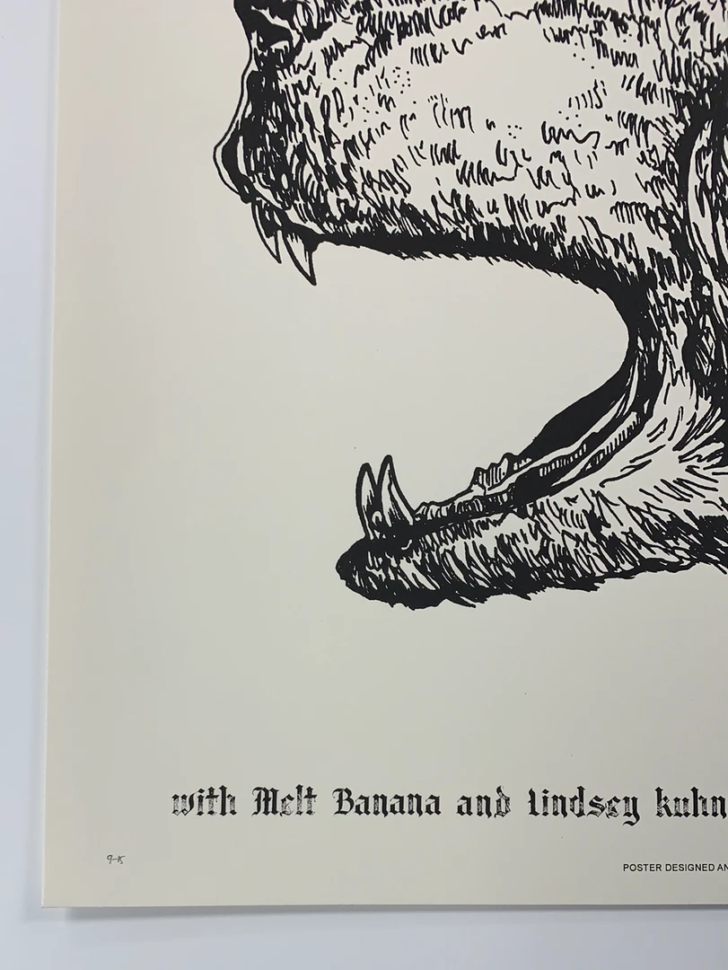 Napalm Death & Melvins - 2016 Fugscreens Studios Poster Denver, CO 4/27 8 Napalm Death & Melvins - 2016 Fugscreens Studios Poster Denver, CO 4/27