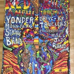 Sold Out Posters Yonder Mountain String Band - 2016 Poster Red Rocks Morrison, CO