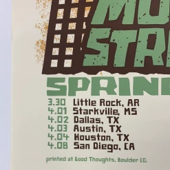 Yonder Mountain String Band - 2009 Cricket Press Poster Spring Tour Gig Posters