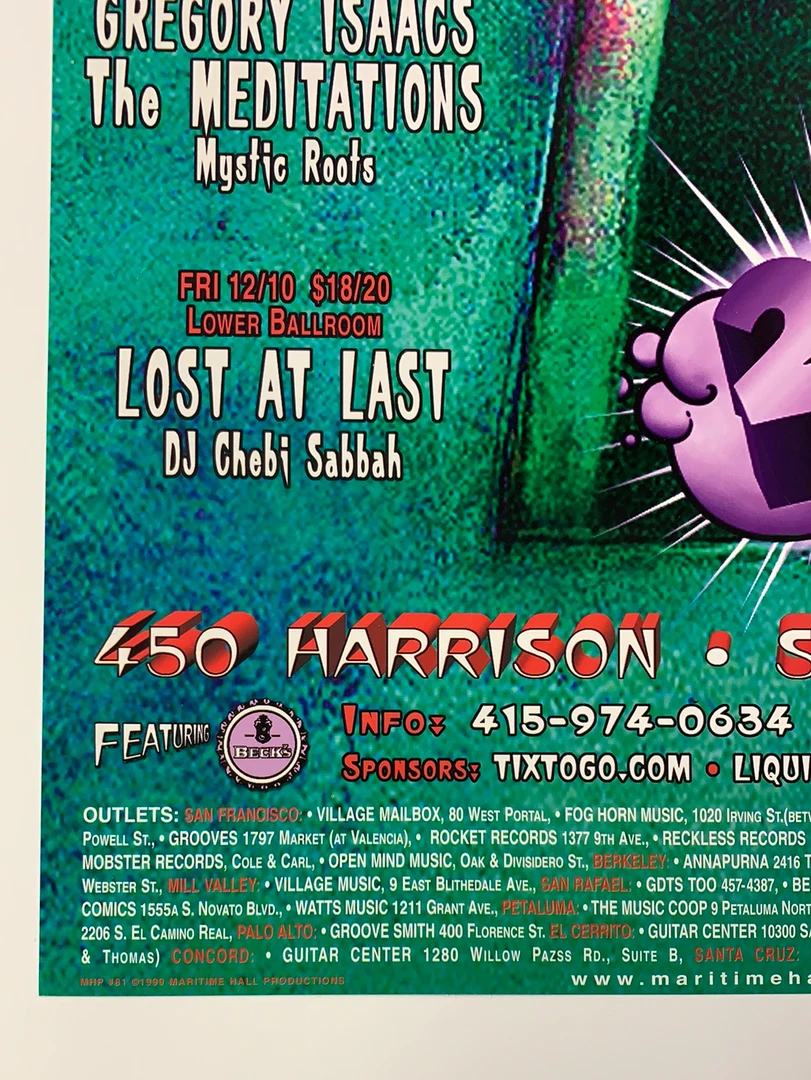 The Artworks MHP 81 Danzig - 1999 Poster Maritime Hall San Fran 1st Gig Posters 8 The Artworks MHP 81 Danzig - 1999 Poster Maritime Hall San Fran 1st Gig Posters