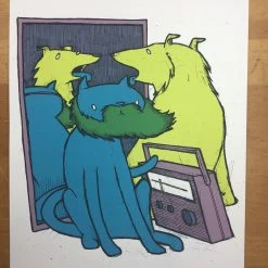 Fake Beard - 2009 Jay Ryan Art Print