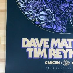 Dave Matthews Band - 2020 Ken Taylor Poster Cancun, MEX