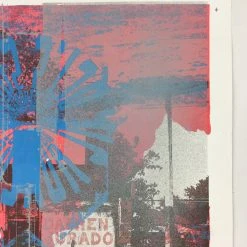 Dinosaur Jr - 2008 Dan MacAdam Crosshair Poster Cambridge, MA Middle East