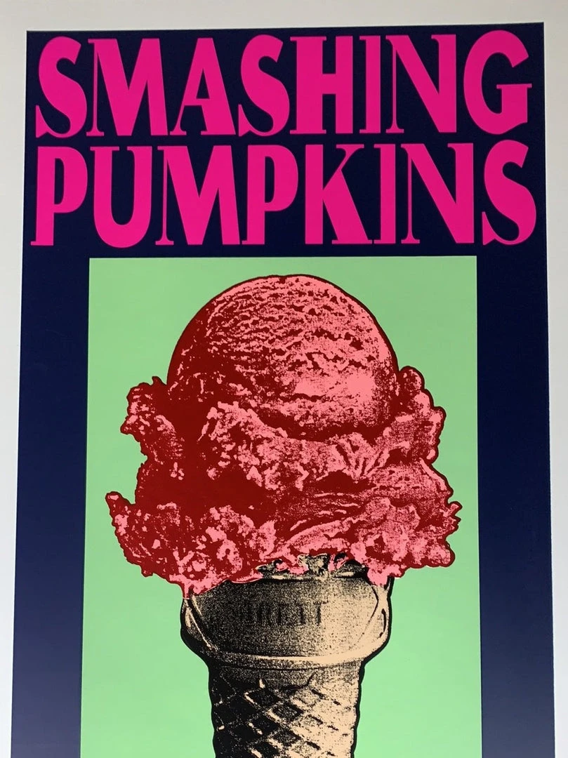TAZ Gig Posters Smashing Pumpkins - 1993 T.A.Z. Poster Hollywood, CA Palladium 1st Ed 3 TAZ Gig Posters Smashing Pumpkins - 1993 T.A.Z. Poster Hollywood, CA Palladium 1st Ed