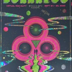 Bonnaroo - 2020 Status Serigraph Poster Manchester, TN FOIL Foil Posters