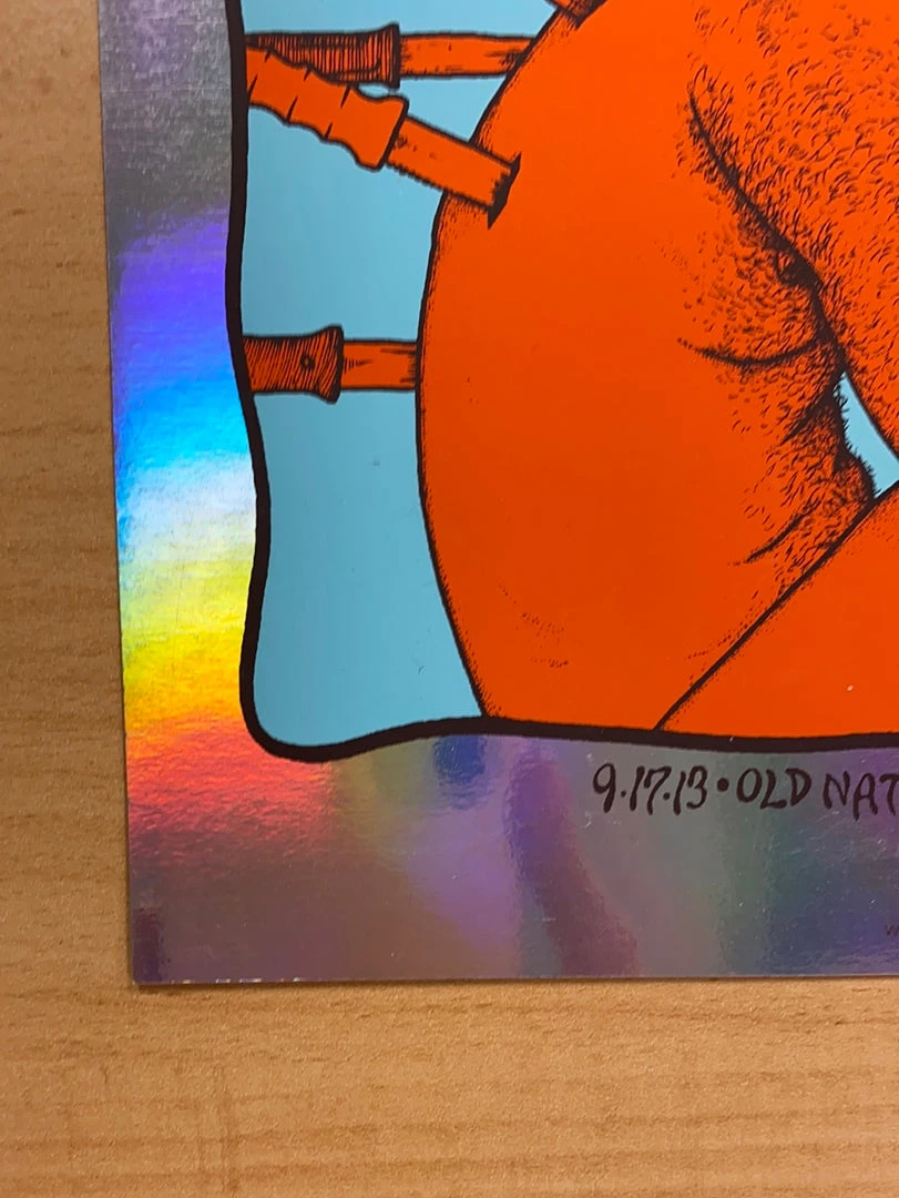 Queens Of The Stone Age - 2013 Jermaine Rogers Poster Indianapolis FOIL Handbill Foil Posters 7 Queens Of The Stone Age - 2013 Jermaine Rogers Poster Indianapolis FOIL Handbill Foil Posters