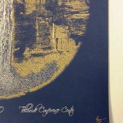 Colorado Yonder Mountain String Band - 2010 Brian Langeliers Poster Telluride, CO