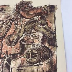 Besnard Lakes, Handsome Furs - 2007 Dan Grzeca Poster Chicago, IL Schubas