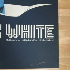 Gig Posters Jack White - 2012 Jay Shaw Poster Dublin, Ireland O2 Arena