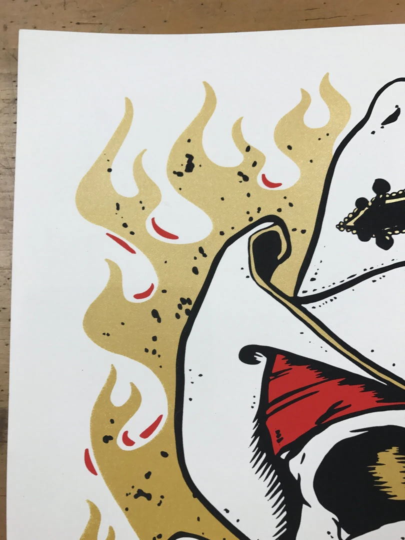 Gig Posters Brett Michaels - 2015 Billy Perkins Poster Chamberlin Rose Skull 5 Gig Posters Brett Michaels - 2015 Billy Perkins Poster Chamberlin Rose Skull